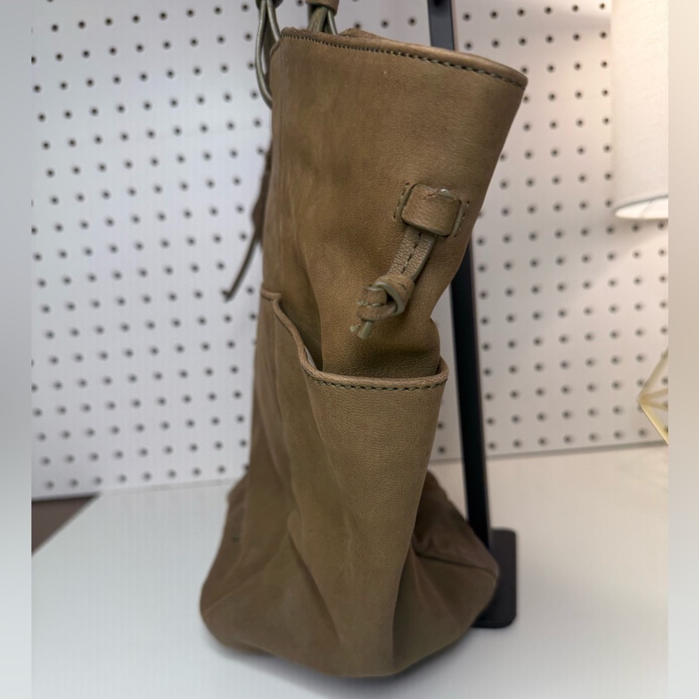 Lucky Brand Green Leather Shoulder Bag/Tote - Picture 6 of 16